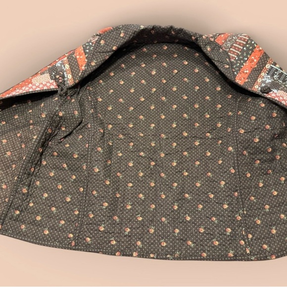 Handmade Quilted Folk Art Jacket | Patchwork Prairie Coat - Picture 5 of 16